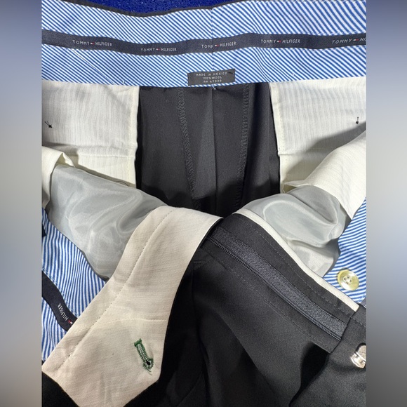 Tommy Hilfiger Black Tuxedo Pants -38R -Excellent used condition -worn once - Picture 3 of 7